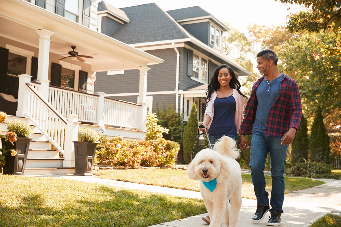 An image of a family walking down a city street - Rest Easy Pest Control offers expert pest control services in Camden County, NJ to protect your home or business.