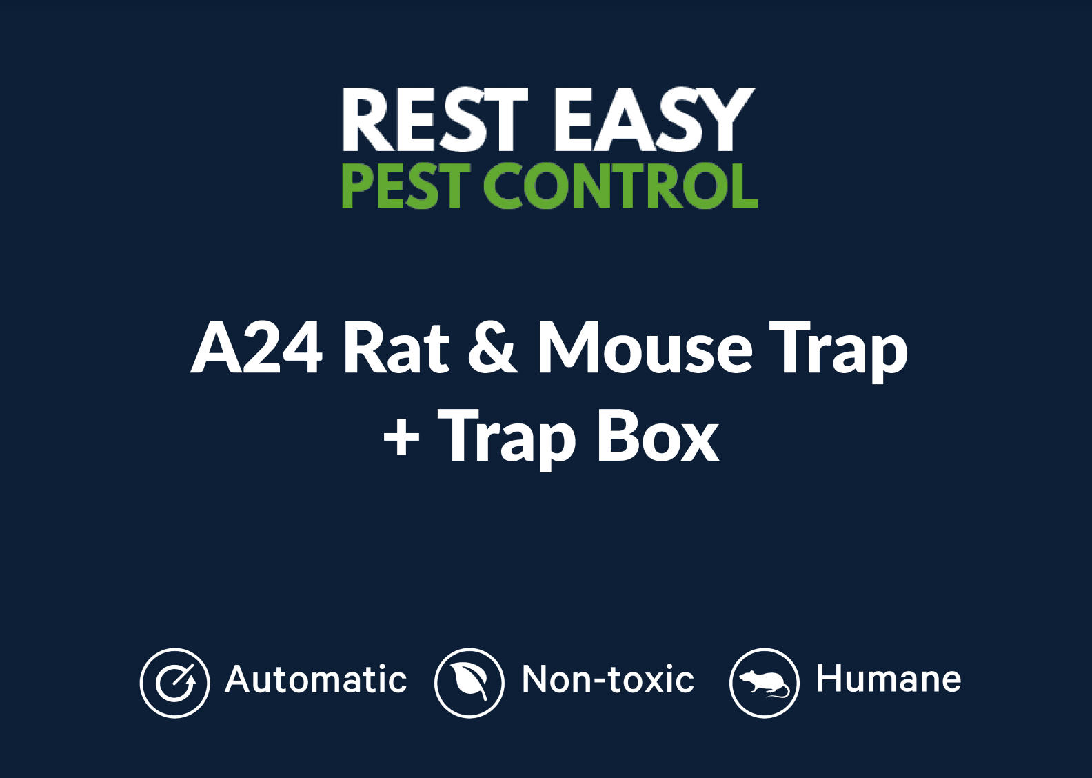 A24 Rat and Mouse trap Rest Easy Pest Control